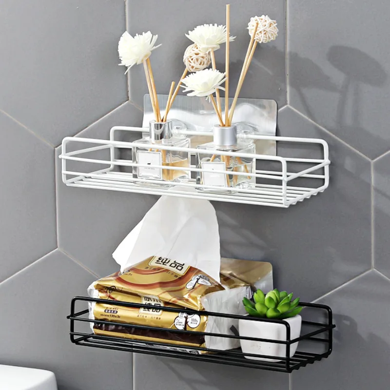 Wrought Iron Bathroom Shelf Wash Rack Free Punching Wall Hanging Kitchen Spice Storage Rack Hanging Basket
Wrought Iron Bathroom Shelf Wash Rack Free Punching Wall Hanging Kitchen Spice Storage Rack Hanging Basket