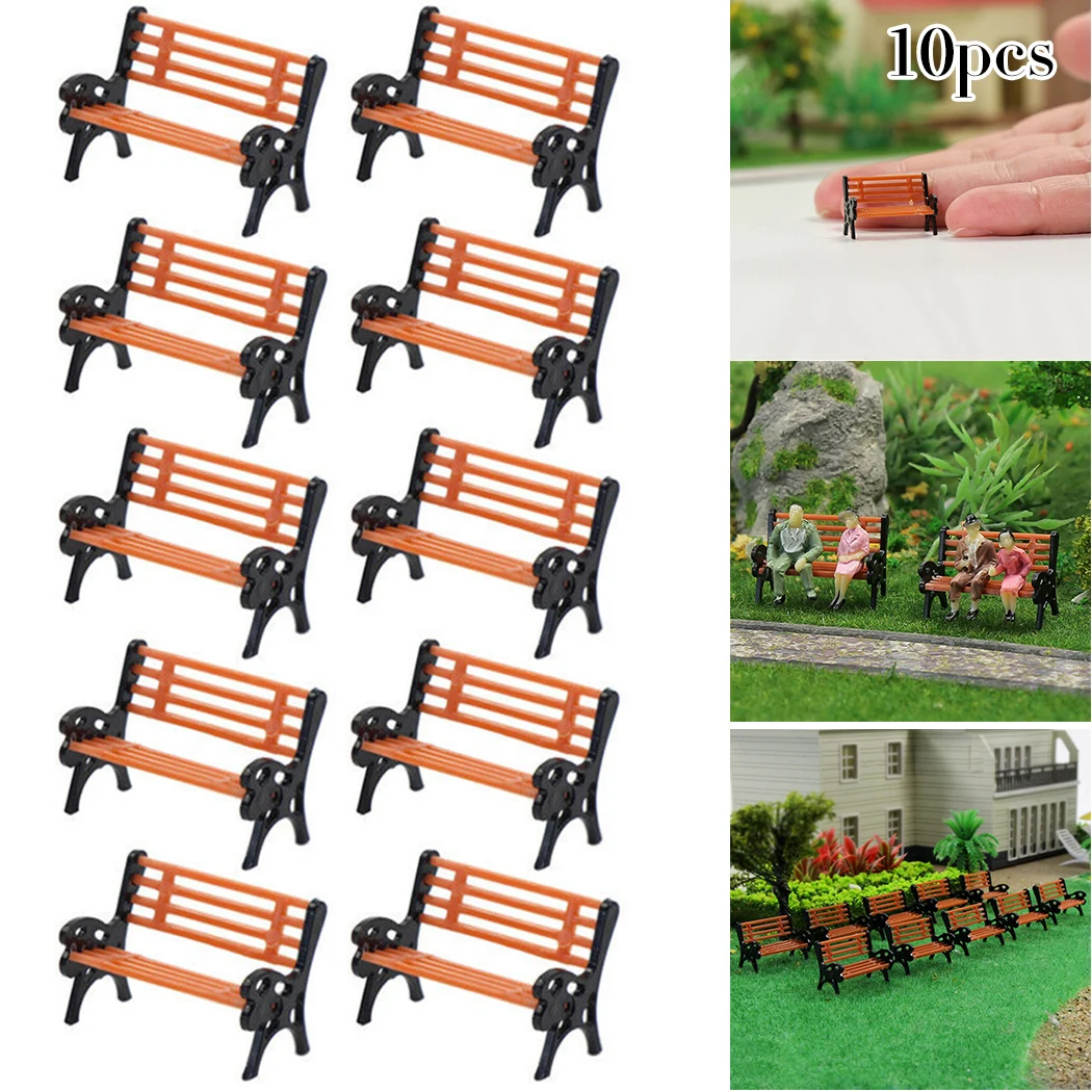 Model Train HO TT Scale 1:87 Bench Chair Settee Street Park Layout 10pcs High-quality Materials Model Park Bench
Model Train HO TT Scale 1:87 Bench Chair Settee Street Park Layout 10pcs High-quality Materials Model Park Bench