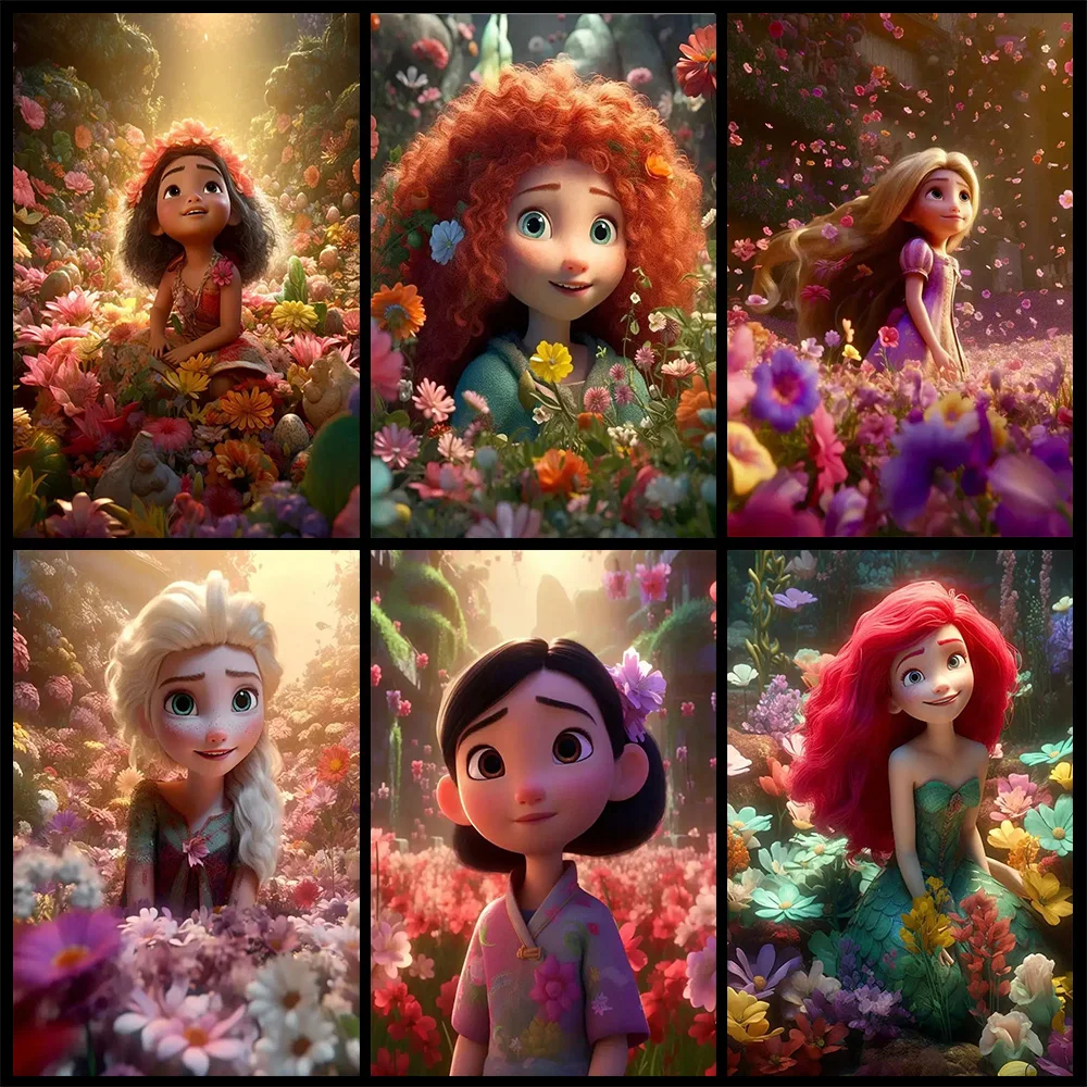 Disney Princess 5D DIY Diamond Painting Cartoon Picture Embroidery Mosaic Poster Home Decor Full Round Diamond Cross Stitch Kit
Disney Princess 5D DIY Diamond Painting Cartoon Picture Embroidery Mosaic Poster Home Decor Full Round Diamond Cross Stitch Kit