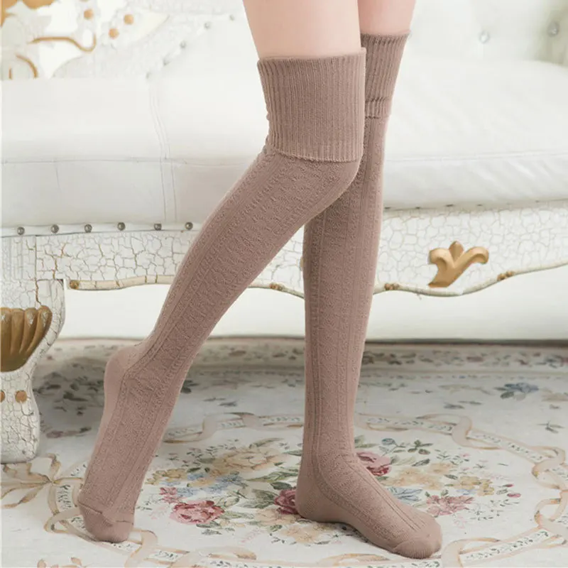 Knee Socks Women Cotton Thigh High Over The Knee Stockings Winter Warm Long Socks Girls Skirt Bottoming Base Knee High Socks
Knee Socks Women Cotton Thigh High Over The Knee Stockings Winter Warm Long Socks Girls Skirt Bottoming Base Knee High Socks