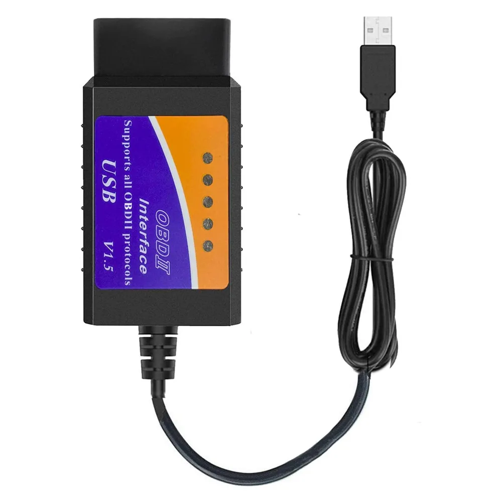 Car OBD2 Scanner Check ELM327 USB Engine Light Adapter for Windows PC Diagnosis on Windows with V1.5 Chip Diagnostic Coding Tool
Car OBD2 Scanner Check ELM327 USB Engine Light Adapter for Windows PC Diagnosis on Windows with V1.5 Chip Diagnostic Coding Tool