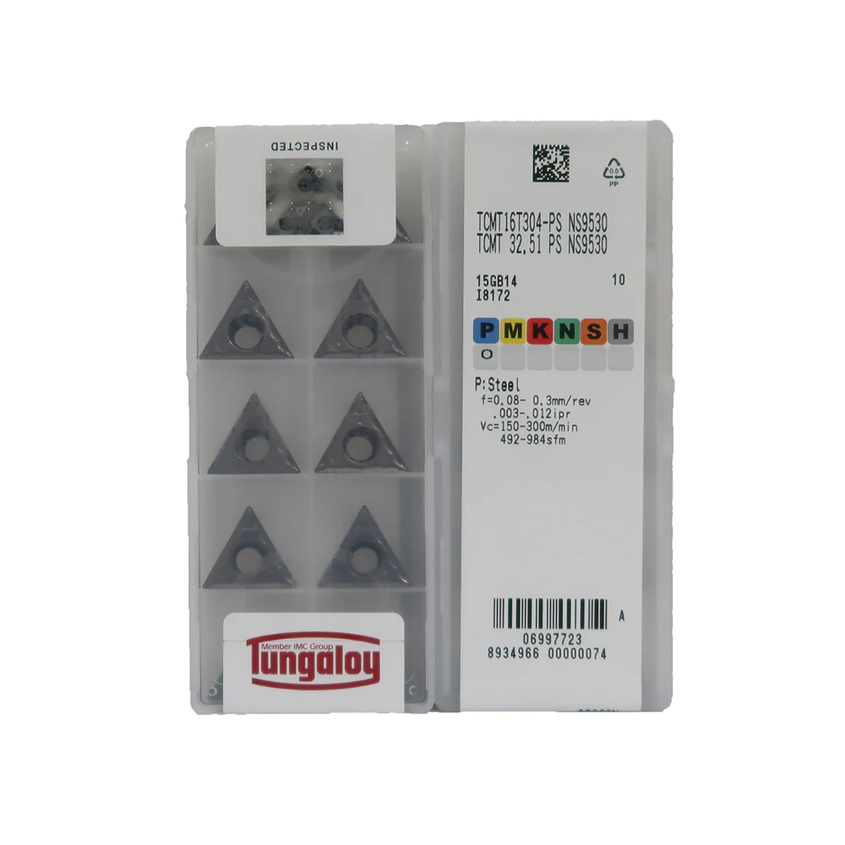 Tungaloy 100% Original TCMT TCMT110204 TCMT16T304 TCMT110208 TCMT090202 TCMT090204 Medium Roughing Carbide Turning Inserts
Tungaloy 100% Original TCMT TCMT110204 TCMT16T304 TCMT110208 TCMT090202 TCMT090204 Medium Roughing Carbide Turning Inserts
