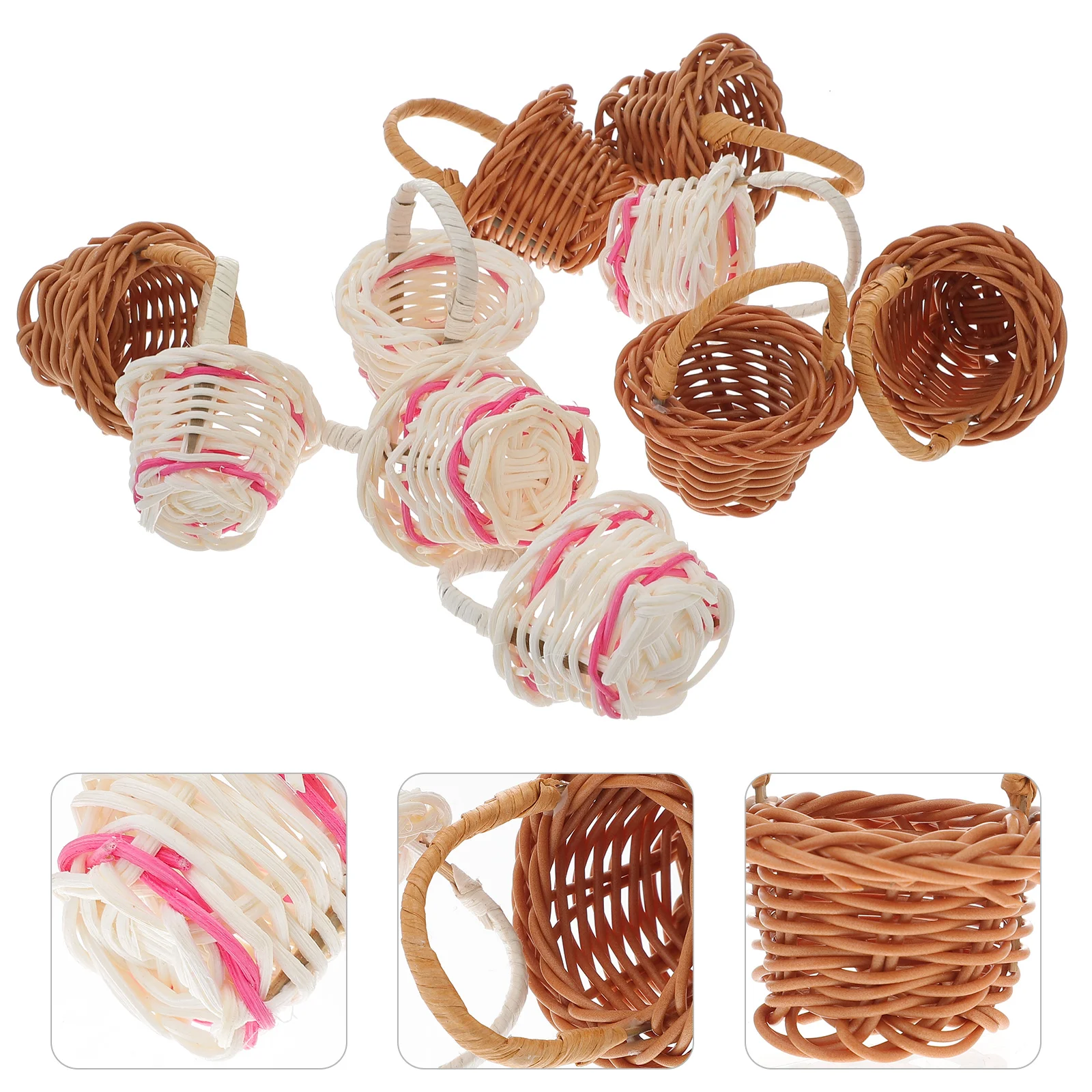Basket Mini Baskets Flower Woven Miniaturerattan Wickertiny Picnic Decor Willowtoy Easterstorage Handle Fruit Ornament Rustic
Basket Mini Baskets Flower Woven Miniaturerattan Wickertiny Picnic Decor Willowtoy Easterstorage Handle Fruit Ornament Rustic