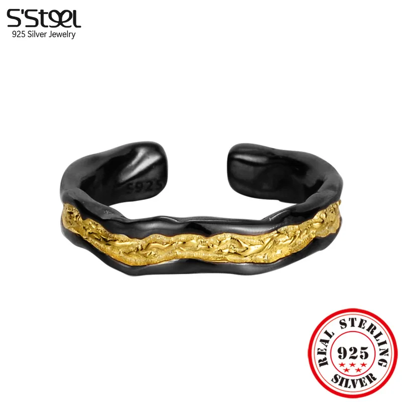 Женское кольцо из серебра 925 пробы с текстурой лавы в Корейском стиле
Женское кольцо из серебра 925 пробы с текстурой лавы в Корейском стиле