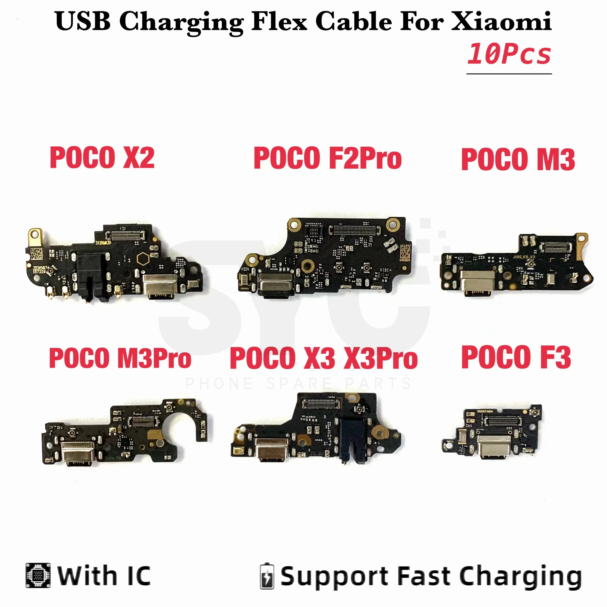 10 шт. хорошее качество USB зарядное устройство зарядный порт для Xiaomi Poco X2 F2 Pro M3 X3 Pro F3 док-разъем микрофонная плата гибкий кабель
10 шт. хорошее качество USB зарядное устройство зарядный порт для Xiaomi Poco X2 F2 Pro M3 X3 Pro F3 док-разъем микрофонная плата гибкий кабель