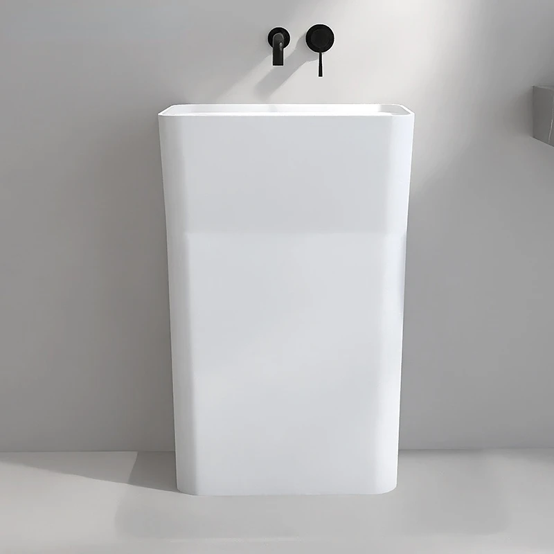 Artificial Stone Square Pedestal Basin Inter-Platform Basin Washstand Washbasin Bathroom Balcony Floor One-Piece Basin
Artificial Stone Square Pedestal Basin Inter-Platform Basin Washstand Washbasin Bathroom Balcony Floor One-Piece Basin