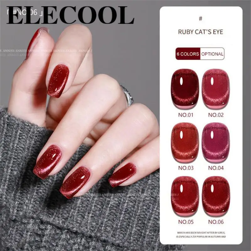 

Nail Glue Cherry Ruby Phototherapy Glue Reflective Glitter Magnetic Gel For Manicure Gel Nail Polish Cats Eye Nail Polish