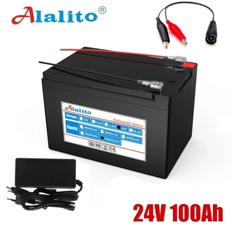 Alalito High Capacity 6S 24V 60Ah 18650 Battery Pack Lithium Ion Battery 25.2V 60000mAh Bicycle Moped Power Tools Battery
Alalito High Capacity 6S 24V 60Ah 18650 Battery Pack Lithium Ion Battery 25.2V 60000mAh Bicycle Moped Power Tools Battery