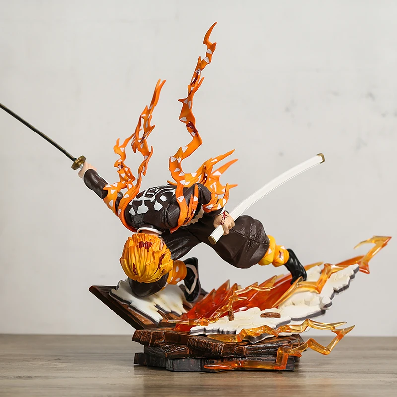 Demon Slayer Zenitsu Agatsuma PVC Collection Model Statue Anime Figure Toy with Light
Demon Slayer Zenitsu Agatsuma PVC Collection Model Statue Anime Figure Toy with Light