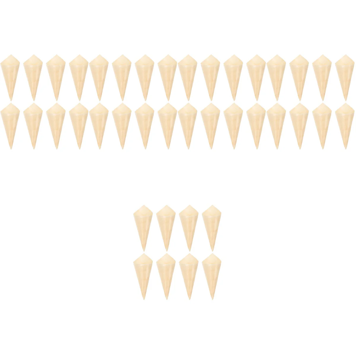 250 pcs Disposable Wood Appetizer Cones Ice Cream Cone Cups Party Candy Cones
250 pcs Disposable Wood Appetizer Cones Ice Cream Cone Cups Party Candy Cones