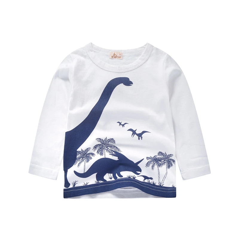 Brand Quality Kid's T-shirt Spring Autumn Cartoon Casual Crew Neck Long Sleeve Top White 
Brand Quality Kid's T-shirt Spring Autumn Cartoon Casual Crew Neck Long Sleeve Top White