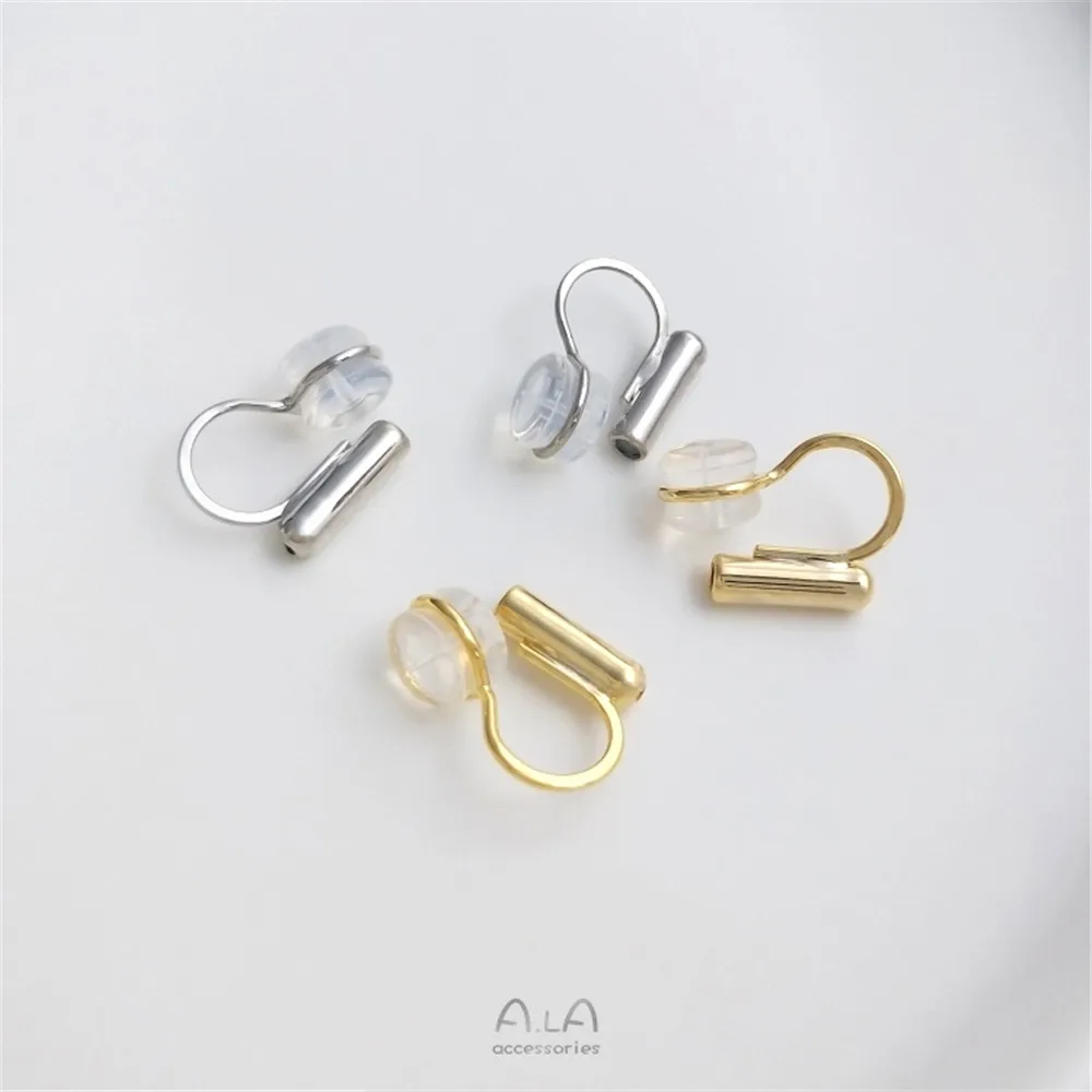 Universal ear pin ear clip converter U type invisible painless anti-pain silicone pad mini lightweight DIY earless magic device
Universal ear pin ear clip converter U type invisible painless anti-pain silicone pad mini lightweight DIY earless magic device