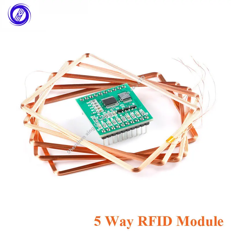 5 Channel RFID Card Reader Module 5V 125KHZ Time Attendance Machine Access Control Multi-channel Card Reader
5 Channel RFID Card Reader Module 5V 125KHZ Time Attendance Machine Access Control Multi-channel Card Reader
