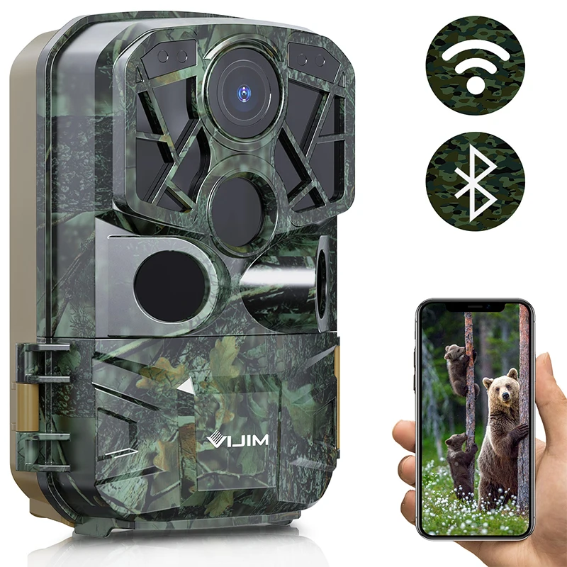 VIJIM 24MP Photo 4K HD Hunting Camera Wifi Wildlife Camera IP66 Waterproof Monitoring Cam Night Vision Photo 0.2S Motion Capture
VIJIM 24MP Photo 4K HD Hunting Camera Wifi Wildlife Camera IP66 Waterproof Monitoring Cam Night Vision Photo 0.2S Motion Capture