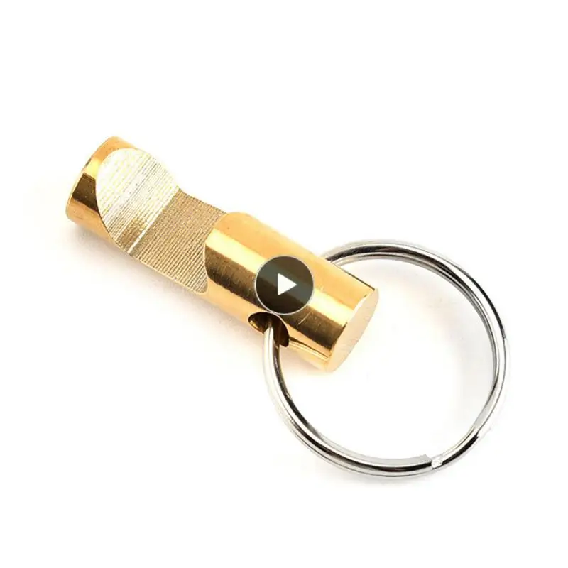 

Can Be Used As A Keychain Pure Brass Bottle Opener Durable And Antioxidant Properties Portable Edc Gadget Gift For Husband-