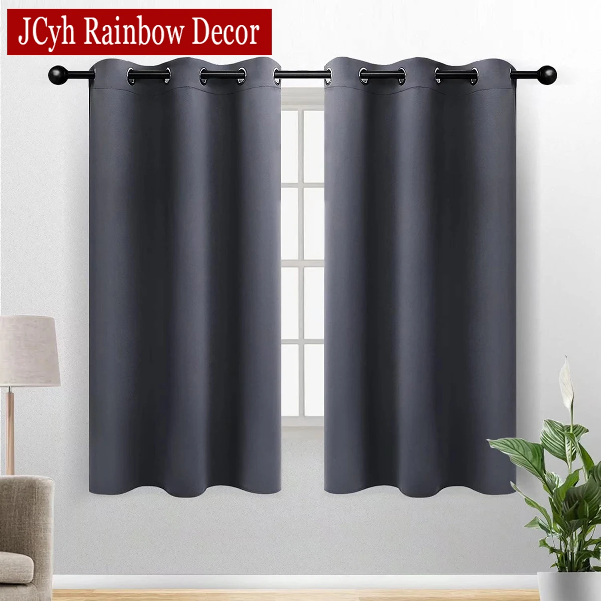 Blackout Curtains for Living Room Bedroom Kitchen Short Curtains Window Treatments Solid Color Curtain Drape Blinds Cortinas
Blackout Curtains for Living Room Bedroom Kitchen Short Curtains Window Treatments Solid Color Curtain Drape Blinds Cortinas