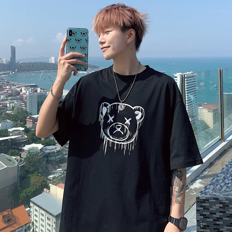 YlSHioo Vintage Cartoon Bear T Shirts Funny Summer Oversized Men Harajuku Round Neck Short Sleeve Streewear Tee Shirt 5 Colors
YlSHioo Vintage Cartoon Bear T Shirts Funny Summer Oversized Men Harajuku Round Neck Short Sleeve Streewear Tee Shirt 5 Colors