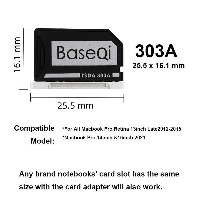 Алюминиевый кардридер для Macbook Pro Retina 13 '