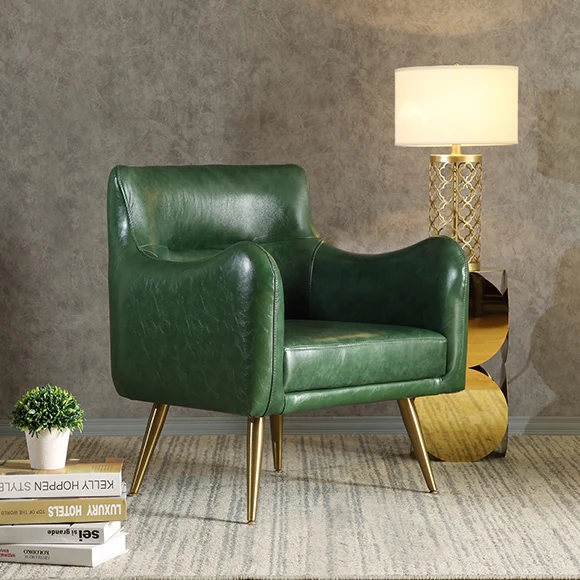 Light luxury Nordic American lounge chair modern small apartment living room bedroom villa leather single sofa chair customizati
Light luxury Nordic American lounge chair modern small apartment living room bedroom villa leather single sofa chair customizati