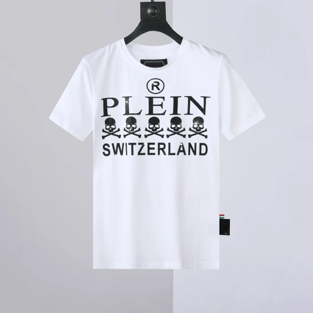2023 summer new short sleeved men's clothing pure cotton simple letters creative diamond inlaid top T-shirt fashion trend O-Neck
2023 summer new short sleeved men's clothing pure cotton simple letters creative diamond inlaid top T-shirt fashion trend O-Neck