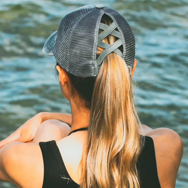 Funky Junque Criss Cross Hat Womens Baseball Cap Distressed Ponytail Messy Bun Trucker Ponycap
Funky Junque Criss Cross Hat Womens Baseball Cap Distressed Ponytail Messy Bun Trucker Ponycap
