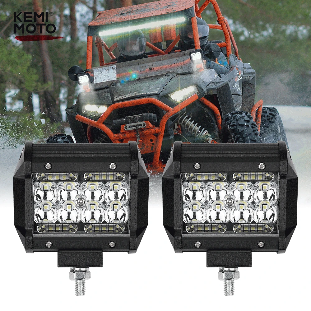 KEMIMOTO 60W 4"LED Worklight Offroad SUV For ATV UTV Truck Fog Lights Driving Lamp For Jeep Wrangler Spotlight Front Bar Lights
KEMIMOTO 60W 4"LED Worklight Offroad SUV For ATV UTV Truck Fog Lights Driving Lamp For Jeep Wrangler Spotlight Front Bar Lights