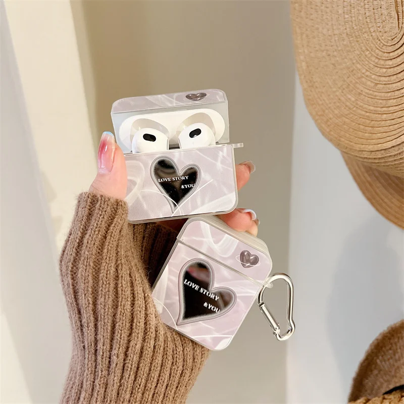Korean Style Cute Fashion Love Mirror Makeup Letter Graffiti Silicone Soft Scratch Resistant For AirPods 1 2 3 Pro Earphone Case
Korean Style Cute Fashion Love Mirror Makeup Letter Graffiti Silicone Soft Scratch Resistant For AirPods 1 2 3 Pro Earphone Case