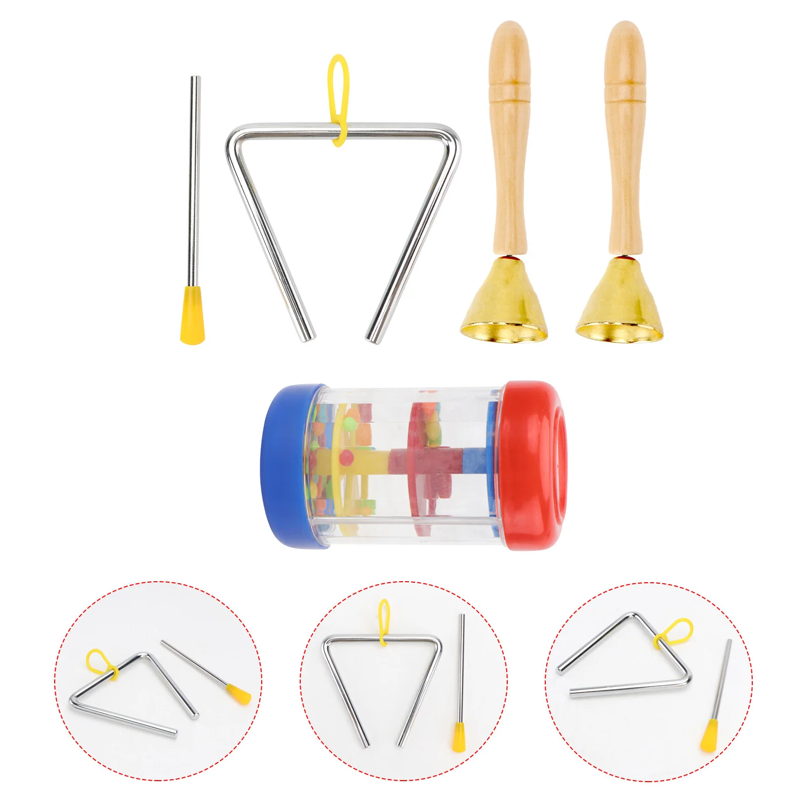Toys Baby Music Teaching Aids Set Musical Enlightenment Instrument 10x10cm Plaything Plastic Hand Bell
Toys Baby Music Teaching Aids Set Musical Enlightenment Instrument 10x10cm Plaything Plastic Hand Bell