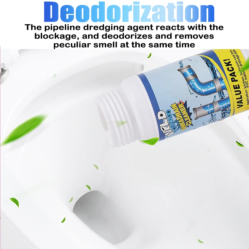 Pipe Dredge Deodorant Portable Fast Kitchen Sink Bathroom Toilet Pipe Cleaner for Sewer Dredge Pipe Stain Removing D1
Pipe Dredge Deodorant Portable Fast Kitchen Sink Bathroom Toilet Pipe Cleaner for Sewer Dredge Pipe Stain Removing D1