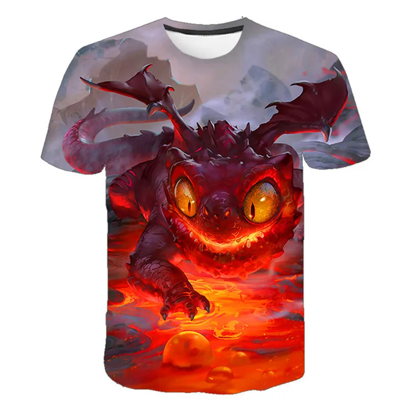 New Summer dinosaur Graphic T Shirt Boys Girls O-Neck Loose Tee fashion trend Funny Print Harajuku Oversized T Shirt 3-14 T
New Summer dinosaur Graphic T Shirt Boys Girls O-Neck Loose Tee fashion trend Funny Print Harajuku Oversized T Shirt 3-14 T