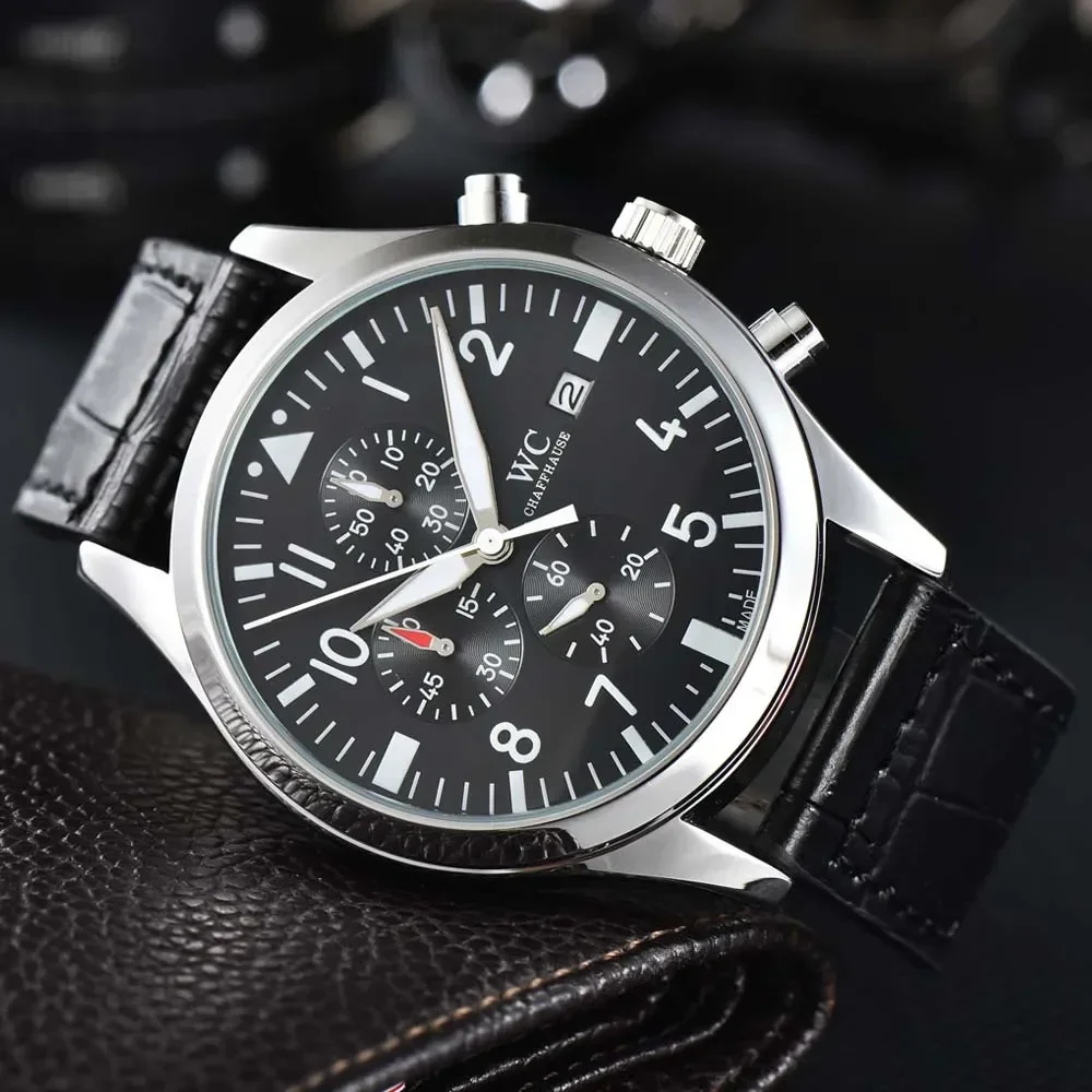 Top Hot AAA+ Watches For Mens Luxury Top Gun Style Automatic Date Watch Multifunction Business Sports Chronograph Male Clocks
Top Hot AAA+ Watches For Mens Luxury Top Gun Style Automatic Date Watch Multifunction Business Sports Chronograph Male Clocks