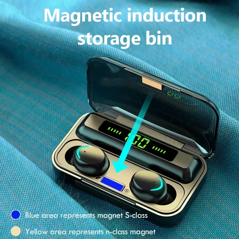 Bluetooth 5.0 Earphones 2200mAh Charging Box Wireless Headphone 9D Stereo Sports Waterproof Earbuds Headsets With Microphone
Bluetooth 5.0 Earphones 2200mAh Charging Box Wireless Headphone 9D Stereo Sports Waterproof Earbuds Headsets With Microphone