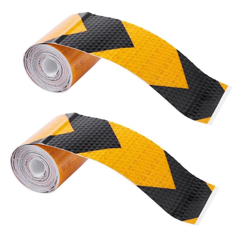 2Pcs 2 Inch X10ft 3 Meters Night Reflective Safety Warning Tape Strip Sticker Black Yellow
2Pcs 2 Inch X10ft 3 Meters Night Reflective Safety Warning Tape Strip Sticker Black Yellow