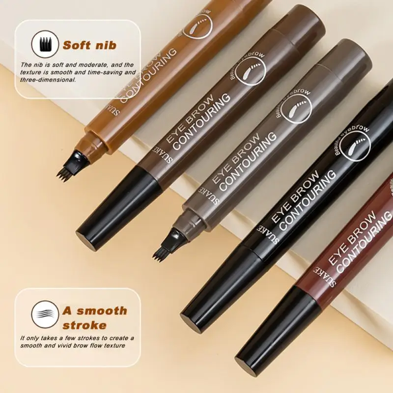 4 Points Eyebrow Pen 5 Colors Liquid Brow Pencil Dark Brown Microblading Eyebrow Pencil Waterproof Eyebrow Tattoo Cosmetic
4 Points Eyebrow Pen 5 Colors Liquid Brow Pencil Dark Brown Microblading Eyebrow Pencil Waterproof Eyebrow Tattoo Cosmetic