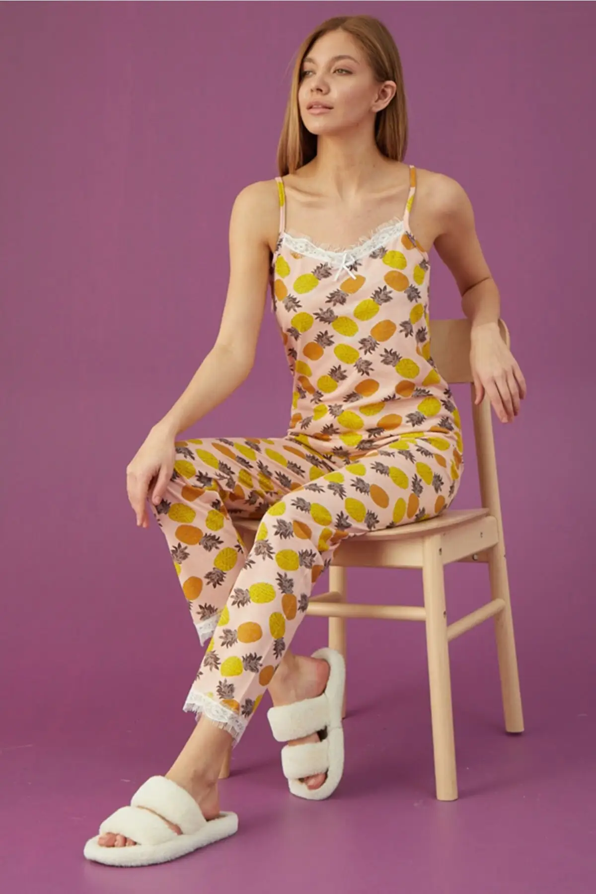 Women's Pajamas Rope Strap Patterned Sleep Lounge Pajamas Nightwear Nightwear Nightwear Casual Home Clothing
Women's Pajamas Rope Strap Patterned Sleep Lounge Pajamas Nightwear Nightwear Nightwear Casual Home Clothing