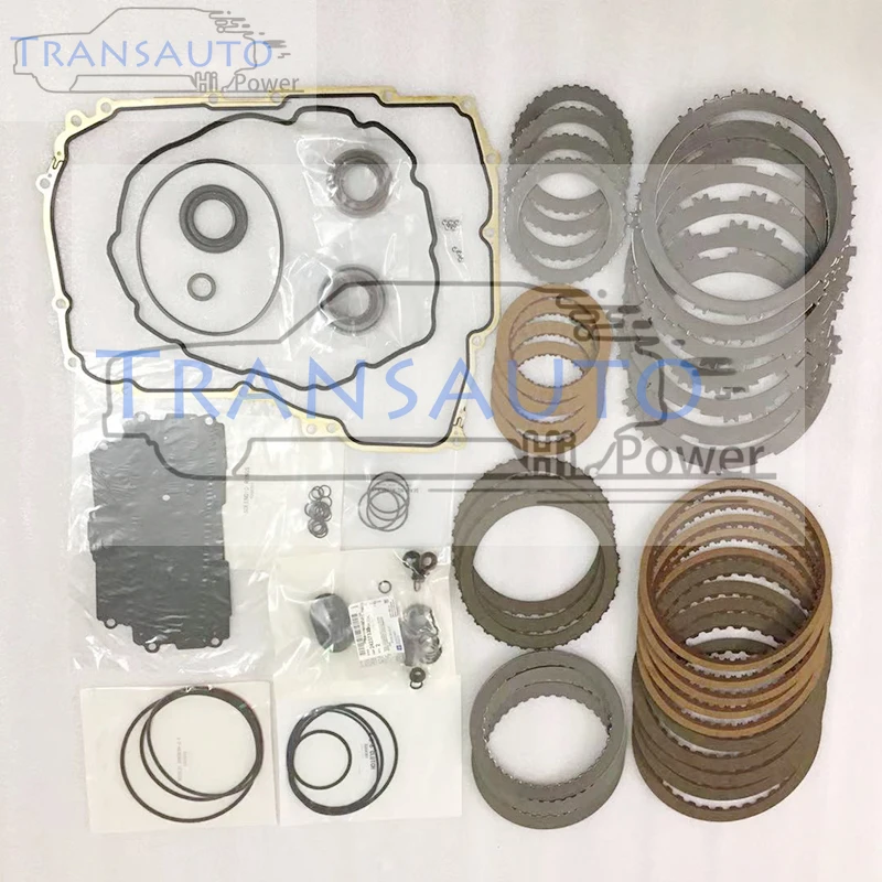 

6T40 6T40E 6T45E Transmission Overhaul Kit Repair Parts Seal Kit Clucth Disc Friction Steel Plates For Buick Opel Chevolet Saab