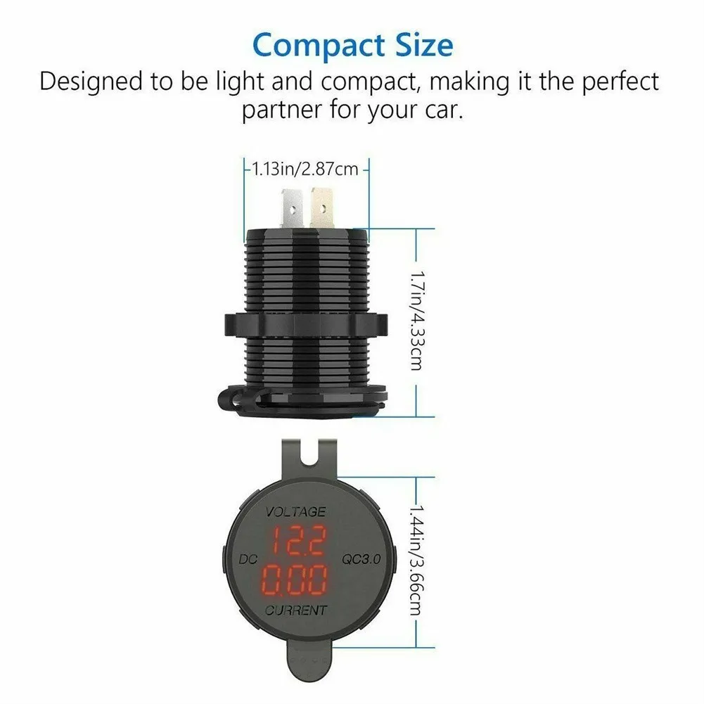 1 Set QC 3.0 Charger 5V/3A Car Cigaret Lighter Socket Fast Charger LED Red USB Port
1 Set QC 3.0 Charger 5V/3A Car Cigaret Lighter Socket Fast Charger LED Red USB Port