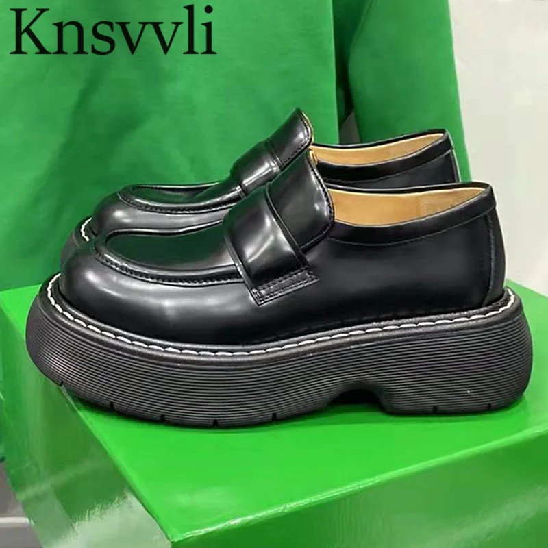 Green Black Thick Sole Shoes Women Genuine Leather Flat Shoes Lady Slip-On Round Toe Platform Shoes Casual Mules Shoes Woman
Green Black Thick Sole Shoes Women Genuine Leather Flat Shoes Lady Slip-On Round Toe Platform Shoes Casual Mules Shoes Woman