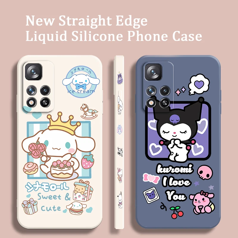 Kulomi Sanrio Cinnamoroll Phone Case For Redmi Note 12 11 11S 11T 10S 10 9S 9T 9 8T 8 Pro Plus 5G Liquid Left Rope Cover 
Kulomi Sanrio Cinnamoroll Phone Case For Redmi Note 12 11 11S 11T 10S 10 9S 9T 9 8T 8 Pro Plus 5G Liquid Left Rope Cover