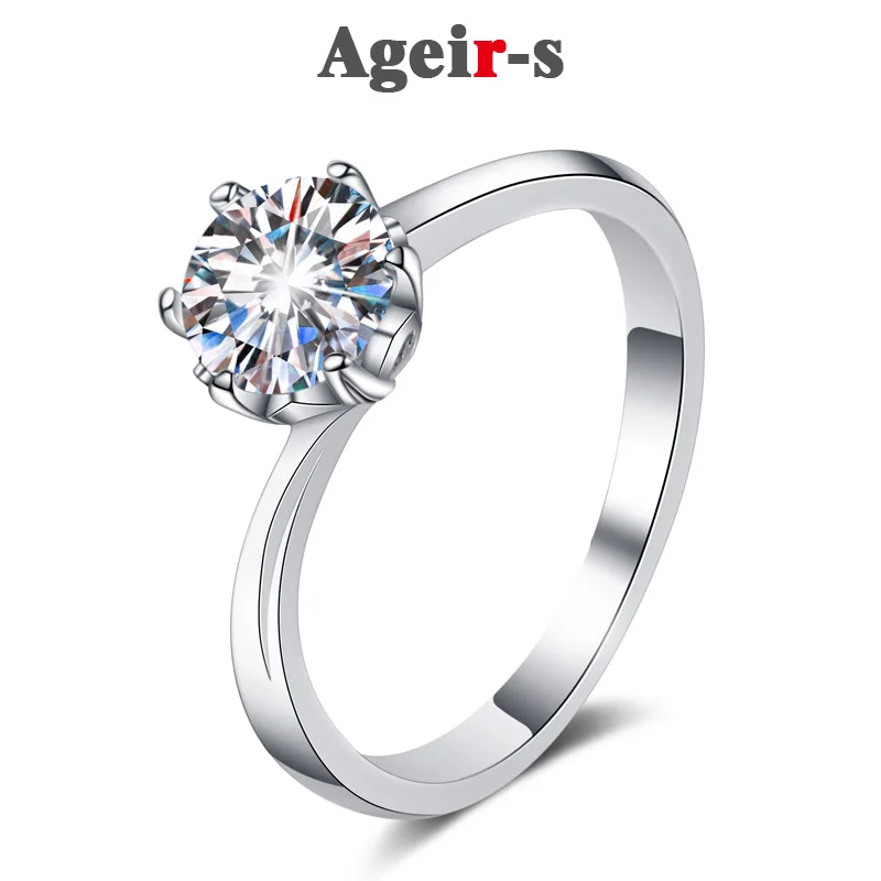 AGEIR-S 18K Gold Plated 1Ct Moissanite Ring for Women Double Halo Sparkling Diamond Band 100% S925 Silver Ring Luxury Gift Z148
AGEIR-S 18K Gold Plated 1Ct Moissanite Ring for Women Double Halo Sparkling Diamond Band 100% S925 Silver Ring Luxury Gift Z148
