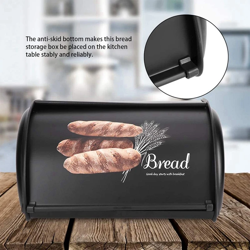 3.1-4L Pastry Bread Box Large Capacity Metal Bread Cake Box Holder Bin Container Kitchen Storage Organizer Food Boxes & Bins
3.1-4L Pastry Bread Box Large Capacity Metal Bread Cake Box Holder Bin Container Kitchen Storage Organizer Food Boxes & Bins