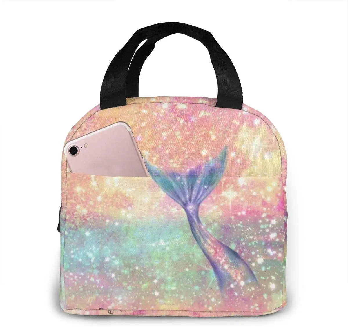 Glitter Pink Mermaid Lunch Bag for Women Girls Kids Insulated Picnic Pouch Thermal Cooler Tote Bento Meal Prep Cute Lunch Box
Glitter Pink Mermaid Lunch Bag for Women Girls Kids Insulated Picnic Pouch Thermal Cooler Tote Bento Meal Prep Cute Lunch Box