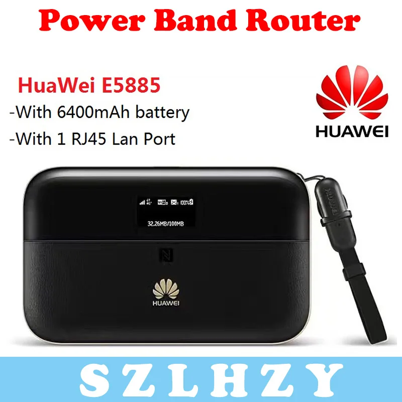 Внешний аккумулятор Huawei E5885Ls-93a, разблокированный, 4G, LTE, 300 Мбит/с, Карманный Wi-Fi с поддержкой RJ45, многоязычный
Внешний аккумулятор Huawei E5885Ls-93a, разблокированный, 4G, LTE, 300 Мбит/с, Карманный Wi-Fi с поддержкой RJ45, многоязычный