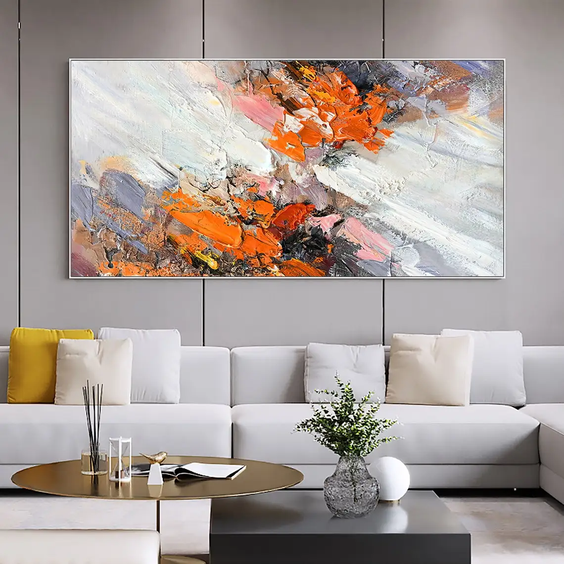 Orange Abstract Thick Textured Oil Painting on Canvas Modern Minimalist Custom Acrylic Painting Large Wall Art Living Room Decor
Orange Abstract Thick Textured Oil Painting on Canvas Modern Minimalist Custom Acrylic Painting Large Wall Art Living Room Decor