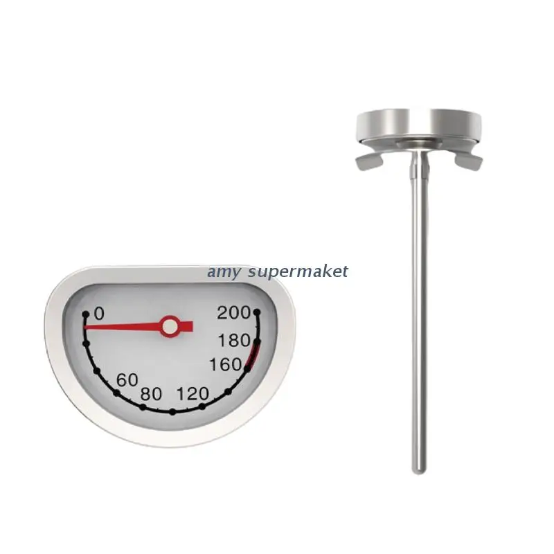 Термометр для приготовления пищи из нержавеющей стали, термометр для глубокой жарки, водонепроницаемый термометр с циферблатом, измерител... 
Термометр для приготовления пищи из нержавеющей стали, термометр для глубокой жарки, водонепроницаемый термометр с циферблатом, измерител...