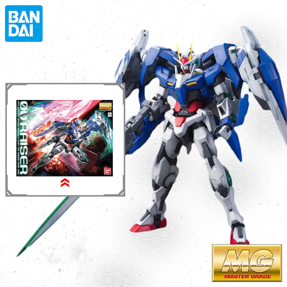 Original Bandai Gundam MG 1/100 00R Raiser with 1 Light Gunpla Suit Anime Action Figures Children's Toys Holiday Collection Gift
Original Bandai Gundam MG 1/100 00R Raiser with 1 Light Gunpla Suit Anime Action Figures Children's Toys Holiday Collection Gift