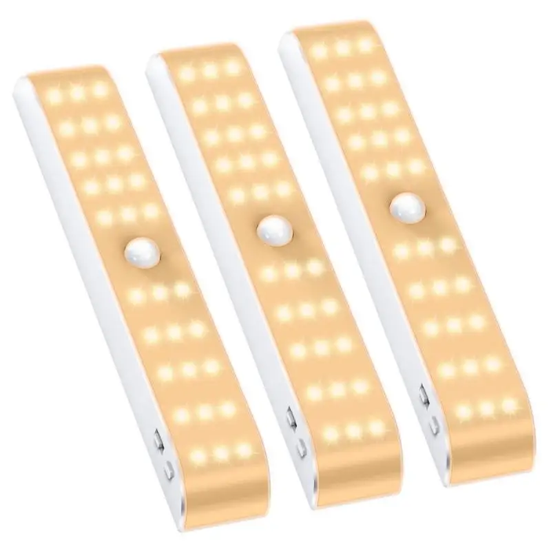 Motion Sensor Night Light Closet Lights USB Rechargeable 30LED/20LED Under Cabinet-Lights Smart Home
Motion Sensor Night Light Closet Lights USB Rechargeable 30LED/20LED Under Cabinet-Lights Smart Home