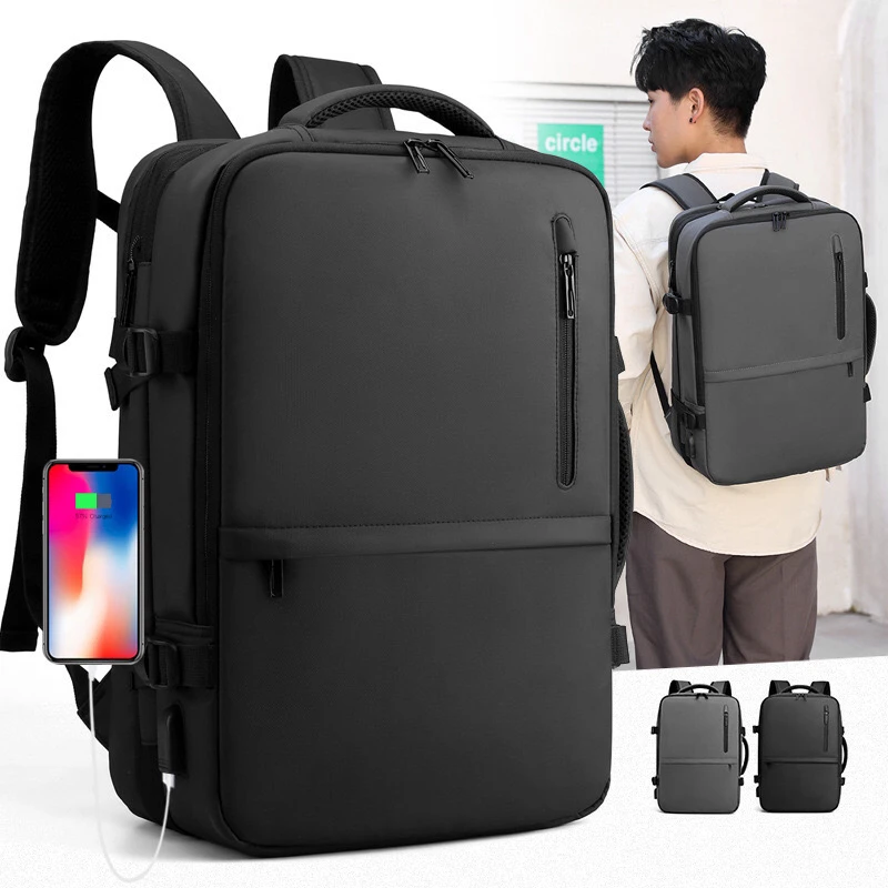 

Вместительный Повседневный дорожный рюкзак, Мужская школьная сумка для студентов колледжа, простая деловая модная сумка для компьютера