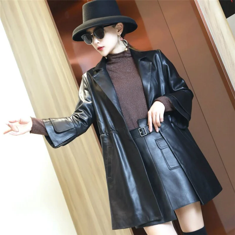 Hot Sale 2023 High Quality Genuine Sheepskin Jackets Women Spring AutumnWomen's Windbreaker Jacket Korean Simple Coat Female Rop
Hot Sale 2023 High Quality Genuine Sheepskin Jackets Women Spring AutumnWomen's Windbreaker Jacket Korean Simple Coat Female Rop