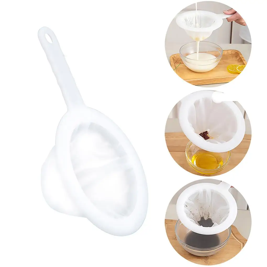100/200/400 Mesh Kitchen Ultra-fine Mesh Strainer Kitchen Nylon Mesh Filter Spoon For Suitable For Soy Milk Coffee Milk
100/200/400 Mesh Kitchen Ultra-fine Mesh Strainer Kitchen Nylon Mesh Filter Spoon For Suitable For Soy Milk Coffee Milk